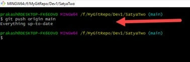Git maintains