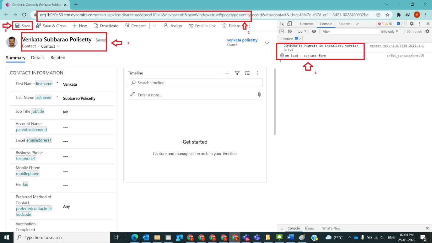 Link Web resource to Form using Classic UI in Dynamics CRM Figure 9