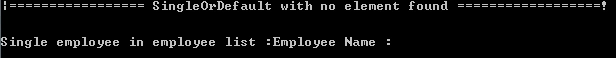 LINQ Extension Methods - Element Operator And Set Operator