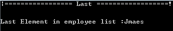 LINQ Extension Methods - Element Operator And Set Operator