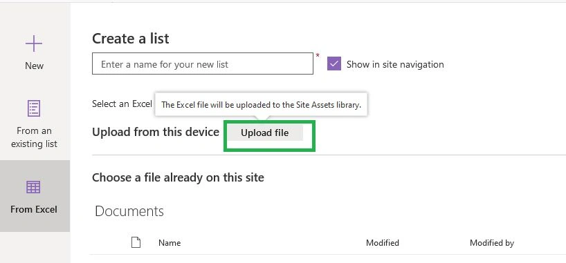 SharePoint List Using Microsoft Excel