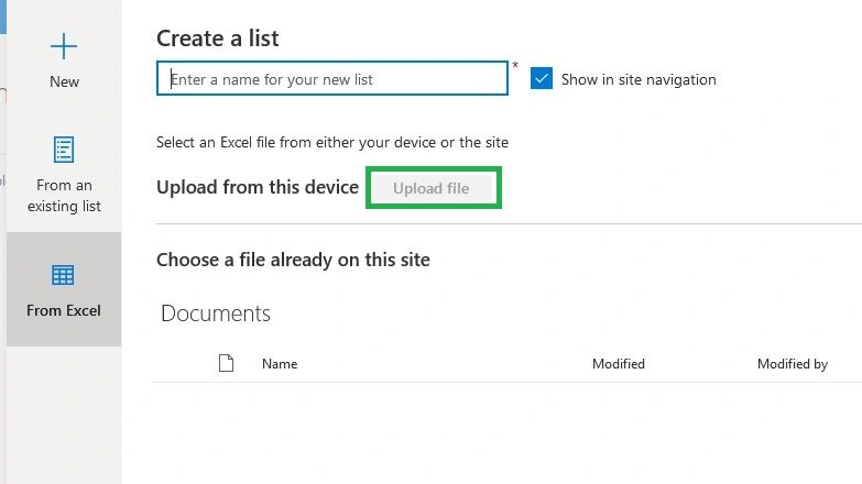 SharePoint List Using Microsoft Excel