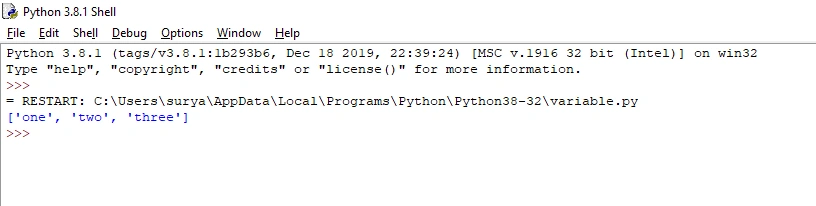List In Python