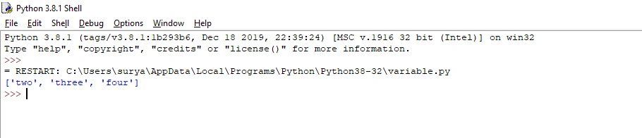 List In Python
