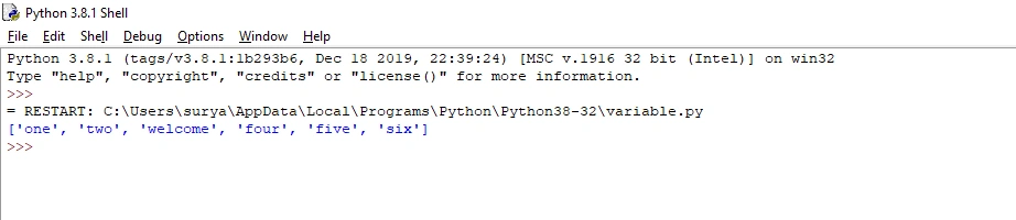 List In Python