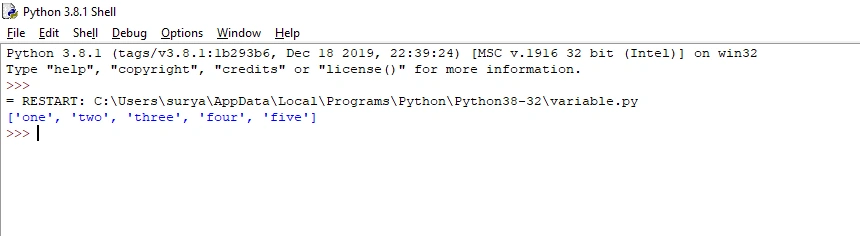 List In Python
