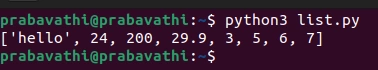 List In Python
