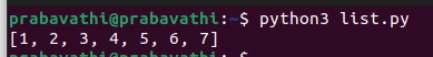 List In Python