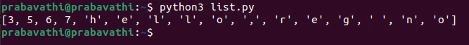 List In Python