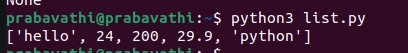 List In Python