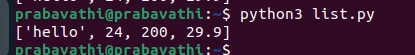 List In Python