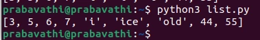 List In Python