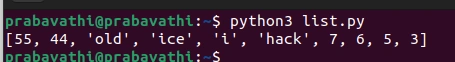 List In Python