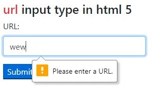 New Input Types in HTML 5