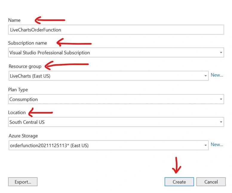 Live Charts Using Azure Cosmos DB, Azure Functions, SignalR And WPF