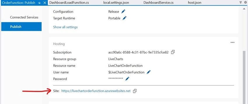 Live Charts Using Azure Cosmos DB, Azure Functions, SignalR And WPF
