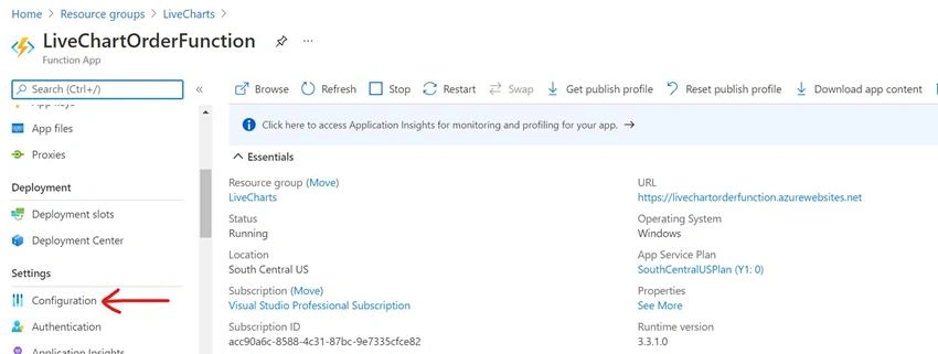 Live Charts Using Azure Cosmos DB, Azure Functions, SignalR And WPF