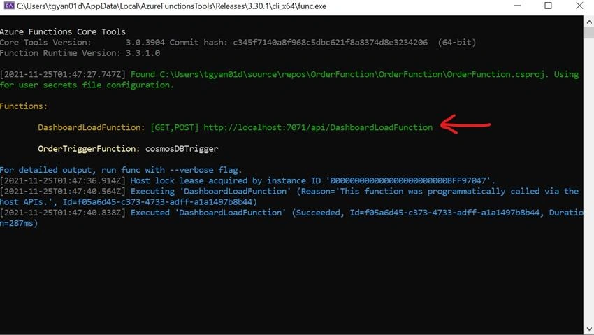 Live Charts Using Azure Cosmos DB, Azure Functions, SignalR And WPF
