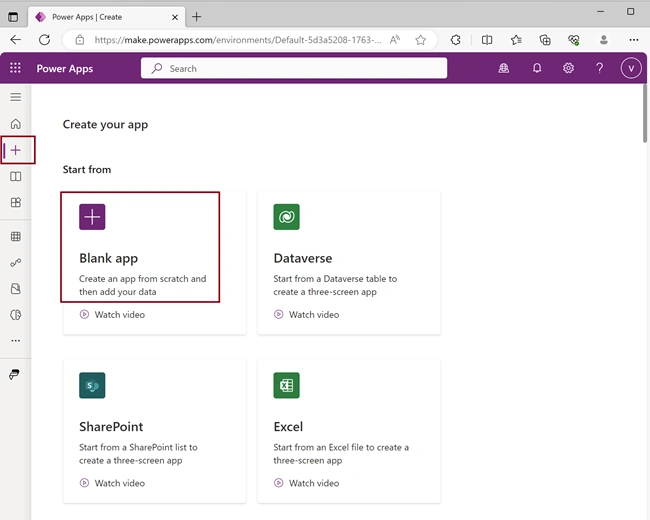 Canvas app