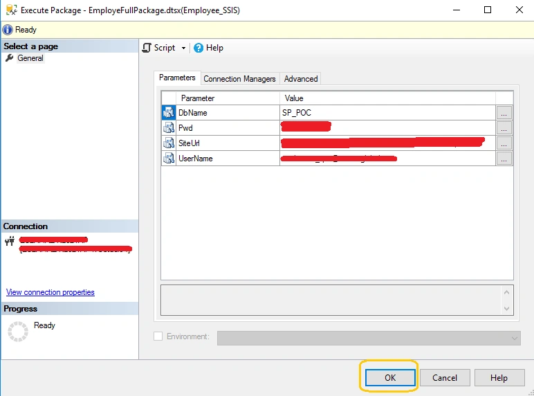 Load Data To A SQL Table From SharePoint List Using SSIS