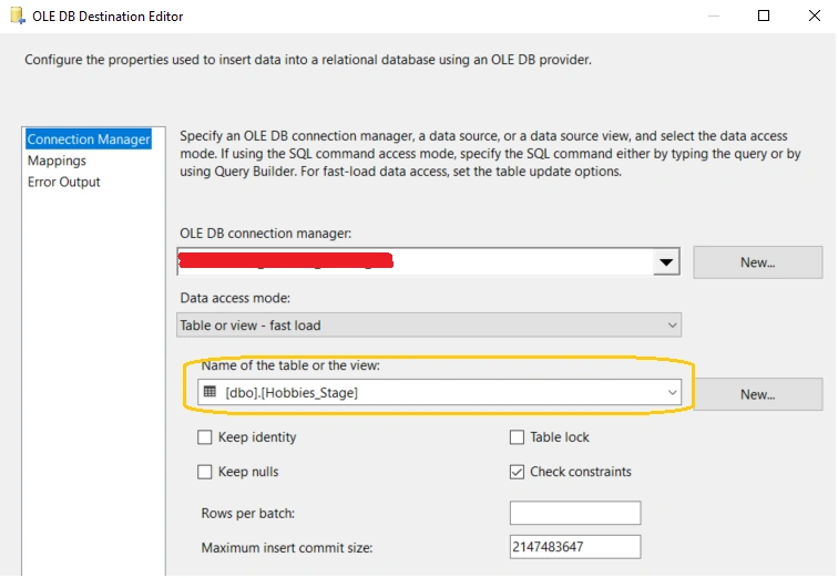 Load Data To A SQL Table From SharePoint List Using SSIS