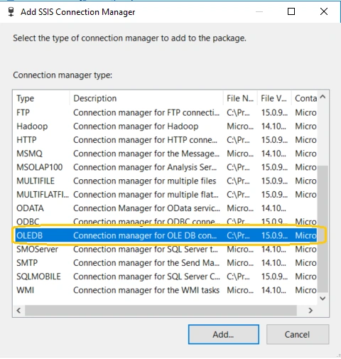 Load Data To A SQL Table From SharePoint List Using SSIS