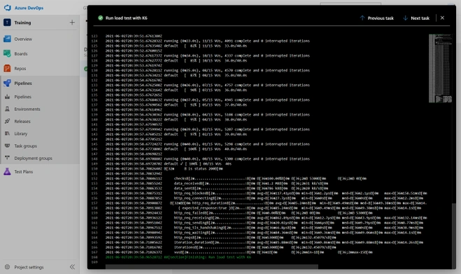 Load Testing with Azure DevOps and k6