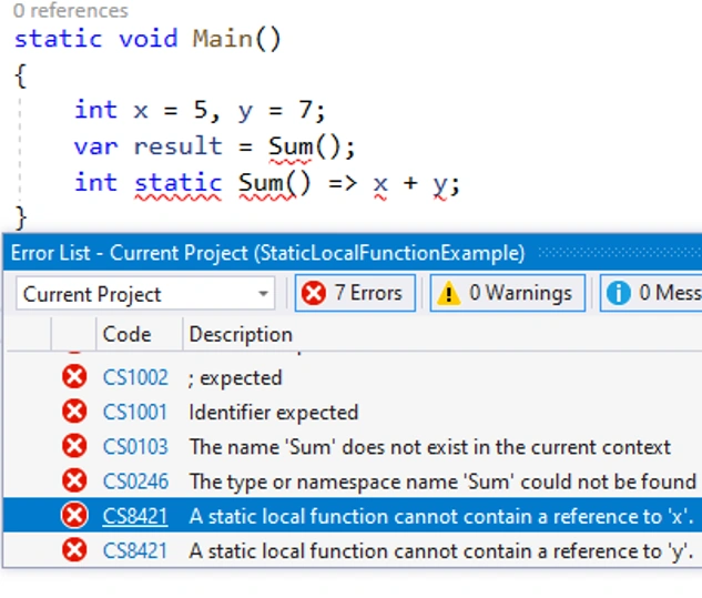 Local Function And Default Interface Method - C# 6 To C# 9 New Features