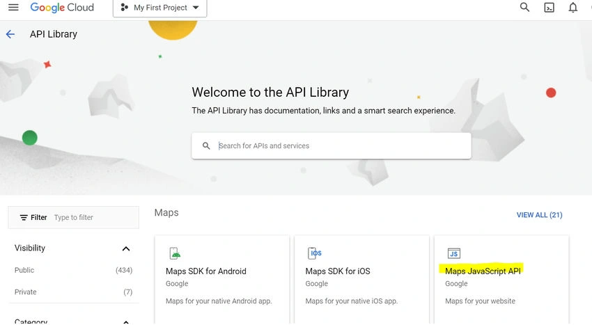 Maps JavaScript Api