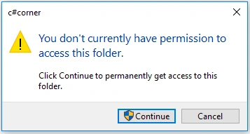 Locking folder