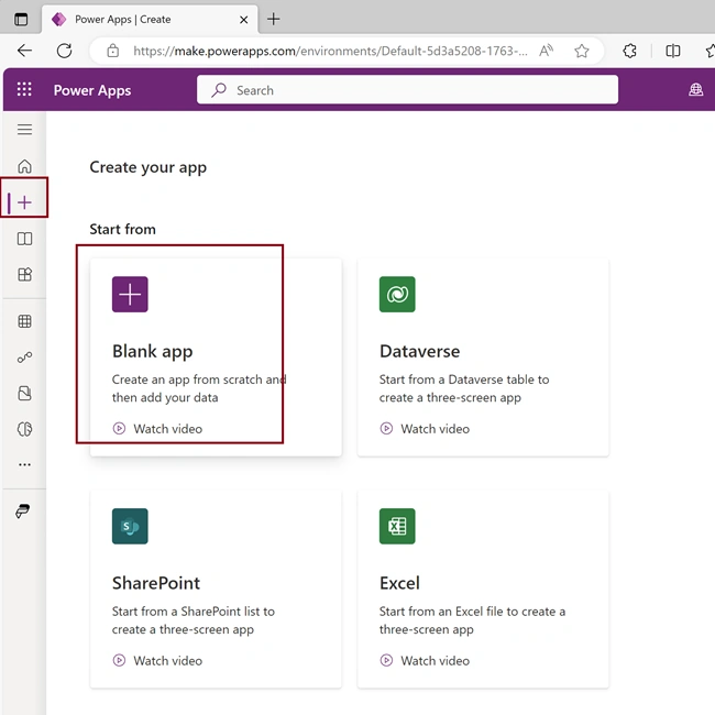 Create app