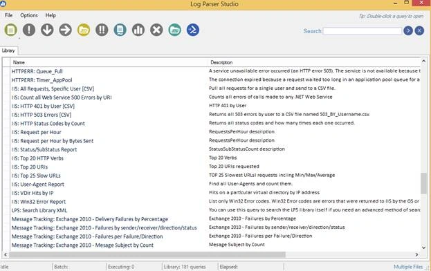 Log Parser Studio