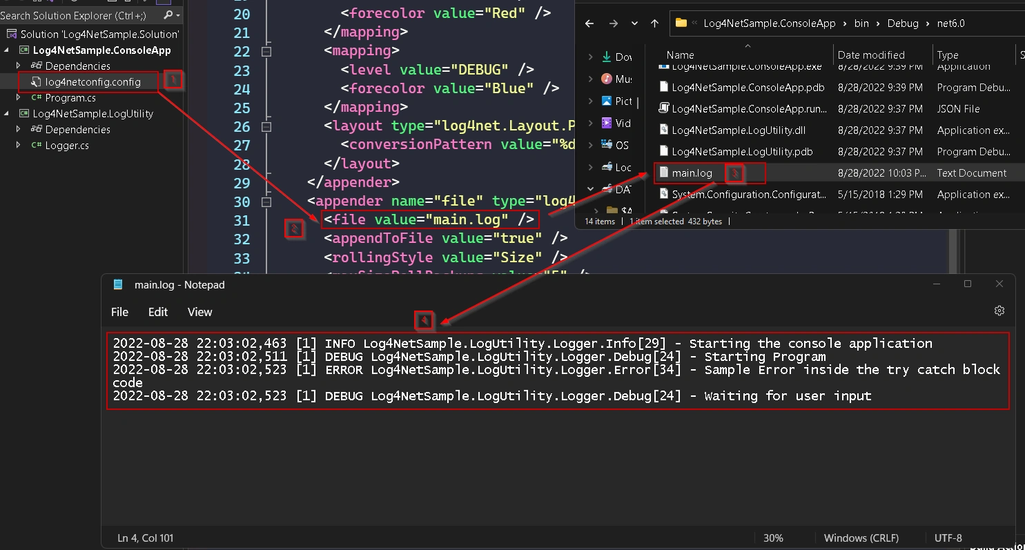 Log4Net and .NET Core
