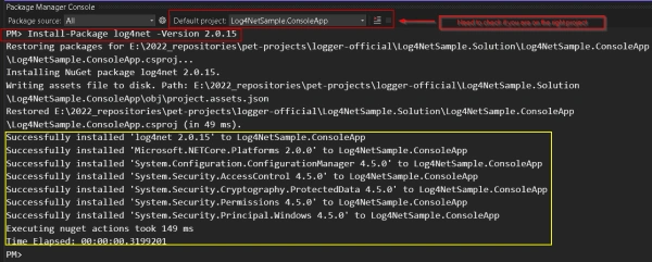 Log4Net and .NET Core