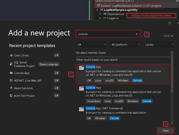 Log4Net and .NET Core