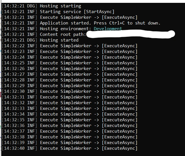 Log file and console