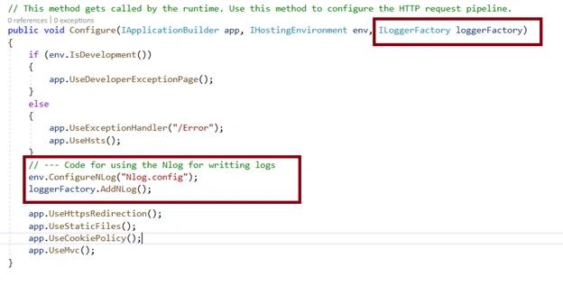 Logging Errors And Information Using NLog In .NET Core 2 Razor Pages