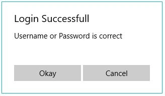 Login successfull