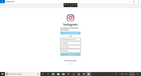 LoginPage Design With StackLayout In Xamarin.Forms