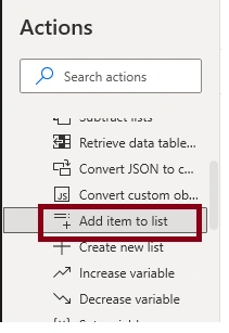 Loops Action in Desktop flow