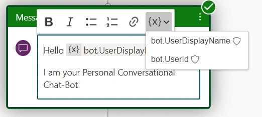 Power Virtual Agent Chatbot