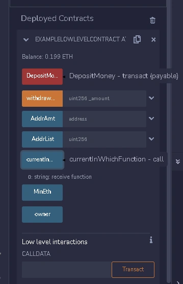 Low level Transactions and Call Data in solidity