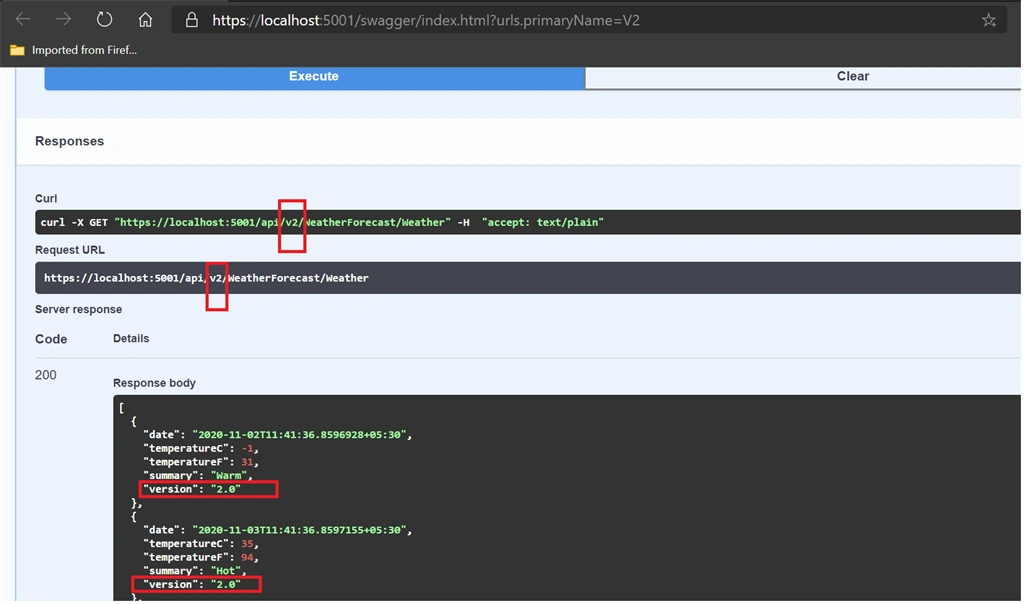 .NET Core 3.1 Web API - Keeping Different API Versions In A Single Code Base