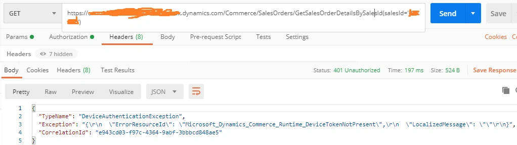 Making A Call To Retail Server APIs