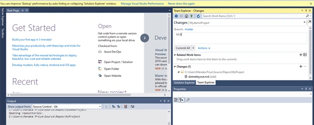 Manage Code In GIT With Azure Devops