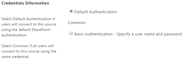 Credentials