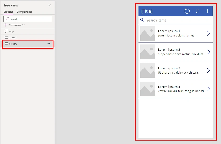 Manage Screens in PowerApps