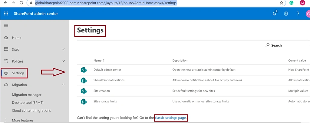 Classic-settings-page-in-SharePoint-admin-center
