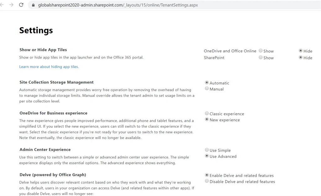 Settings-in-TenantSettings-page