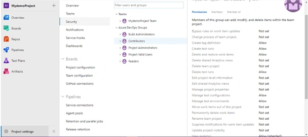 Manage User And Permissions In Azure Devops Service